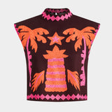 Sloan Set of Top and Skirt Recortada Coconut Palm