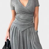 Ruslana Set Comfortable of two-piece with V-neckline Cruzado