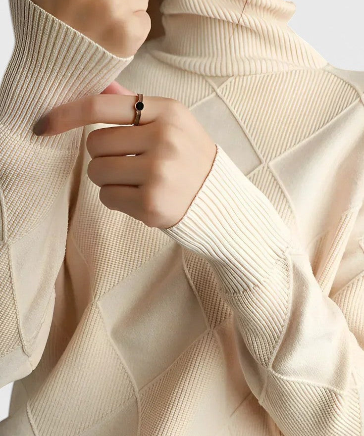 Jasmine | Jersey of High Neck of Cachemira