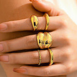 Juego of Anillos of Metal of 4 Pieces