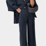 Eli Set Oversize of Top with V-Neck and Trousers Recto
