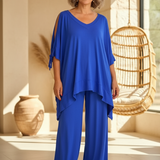 Úrsula™ | Set Túnica Ombros Abertos and Trousers