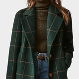 AdrianaTM | Warmth Classic for winter Printed of Checks