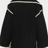 Pauline | Warmth of Cut loose with Bufanda of Flecos Incorporada