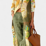 Melvina Set Coordinado in Linen with Style Timeless
