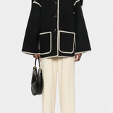Pauline | Warmth of Cut loose with Bufanda of Flecos Incorporada