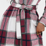 Masia Dress Camisero Mini of Checks with Cinturón