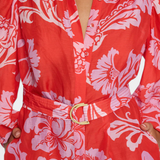 Suzanne Mono Floral with Cinturón Florentino