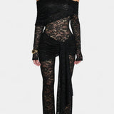 Maristella Mono Flare with Lace