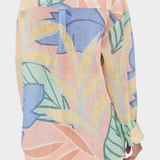 Lumina Set Tropical with Shirt Holgada and Shorts of High-Waisted