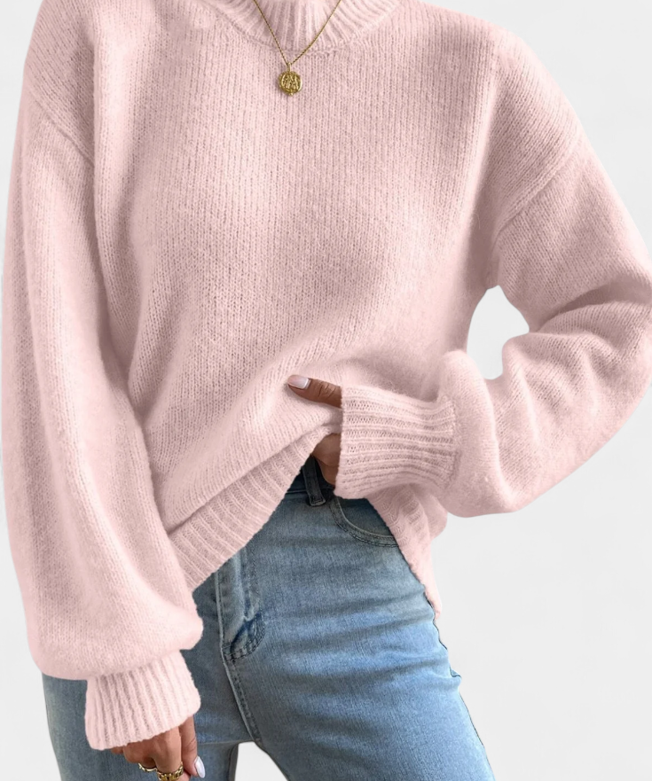 Emilia | Jersey of round neckline with Sleeves Globo