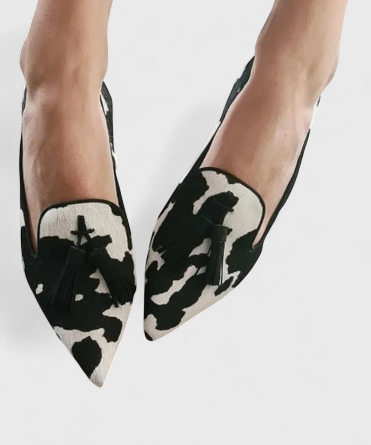 Fermina Loafers Elegant with pointed toe and Design Bicolor