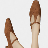 Elly Heels Bajos with Strap and Buckle