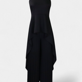 Chrysoula Set Asymmetric with Trousers Pleated