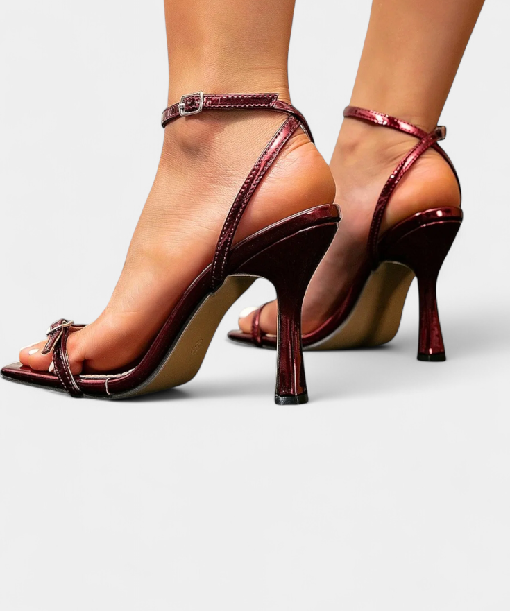 Kelly Heels Stiletto of Colors with Strap to the Tobillo