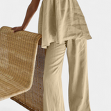 Lía Set for summer with Top loose and Trousers Flowy