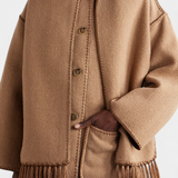 Pauline | Warmth of Cut loose with Bufanda of Flecos Incorporada