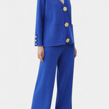 Aireen Set of Punto with Cárdigan and Wide-Leg Trousers