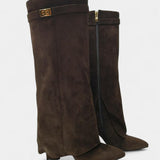 Raya Boots up to the Knee with Heel Block