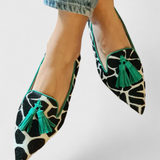 Fermina Loafers Elegant with pointed toe and Design Two-Tone