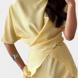 Veleda Set with a Top with Straps Crossed and Skirt Flowy