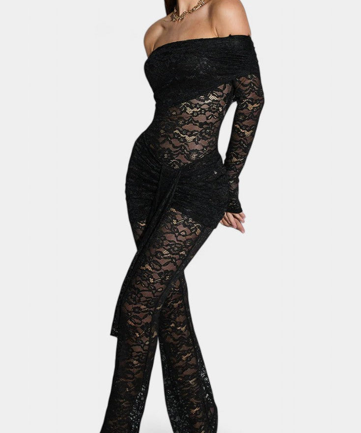 Maristella Mono Flare with Lace