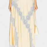 Mirren Set of Satén with Camiseta and Skirt Midi