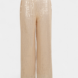 Elva Trousers of Lentejuelas of High-Waisted and Cut Holgado