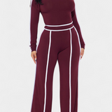 Krystelle Set Off-Shoulder with Trousers of Cut Recto