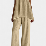 Lía Set for summer with Top loose and Trousers Flowy
