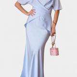 Veleda Set with a Top with Straps Crossed and Skirt Flowy