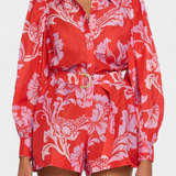 Suzanne Mono Floral with Cinturón Florentino