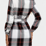 Masia Dress Camisero Mini of Checks with Cinturón