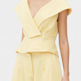 Hayden Set Top Asymmetric and Trousers Palazzo