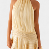 Azucena Dress Mini with Espalda Abierta and Waist Pleated