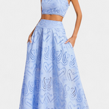 Danitza Set Romantic with Lace Floral Calado