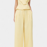 Hayden Set Top Asymmetric and Trousers Palazzo