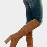 Calliope Boots of block heel up to the Rodilla
