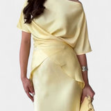 Veleda Set with a Top with Straps Crossed and Skirt Flowy