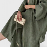 Caspian Relaxed Set of two-piece with Kimono Long