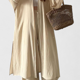 Suella Set Casual of two-piece with Cardigan Long and Side Slit