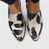 Macarena Loafers Elegant with low heel and Print Animal