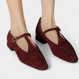 Elly Heels Bajos with Strap and Buckle