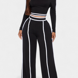 Krystelle Set Off-Shoulder with Trousers of Cut Recto