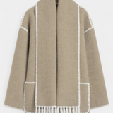 Pauline | Warmth of Cut loose with Bufanda of Flecos Incorporada