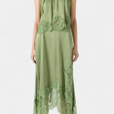 Coralena Skirt Set Midi with Lace with Hem Asymmetric