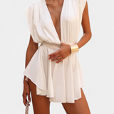 Rosalba Mono Short with Neckline Profundo and Waist Definida