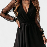 Calandra Dress Mini Elegant with Neckline Sophisticated and Silhouette Flattering