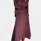 Patricia Set of Suéter of High Neck and Skirt Maxi