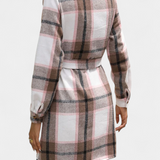 Masia Dress Camisero Mini of Checks with Cinturón